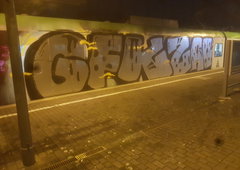 Graffiti Train in Köln - Photo by bocat - GFKZAK (2018)
