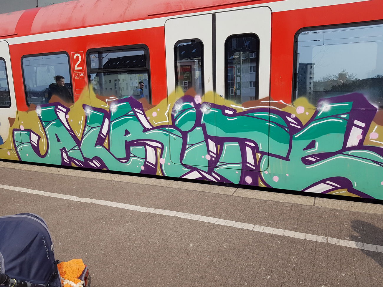 Graffiti Train in Köln - Photo by bocat - ALRITE (2018)