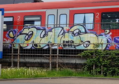 Graffiti Train in Köln - Photo by bocat - PULS (2018)