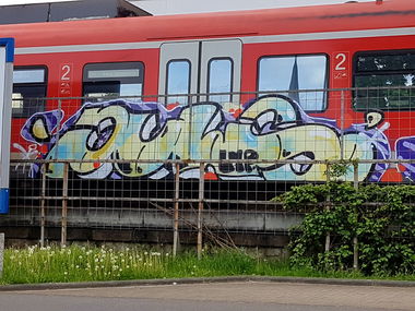 Graffiti Train in Köln - Photo by bocat - PULS (2018)