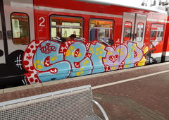 Graffiti Train in Köln - Photo by bocat - SETOP (2018)