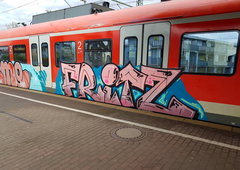 Graffiti Train in Köln - Photo by bocat - FRITZ (2018)