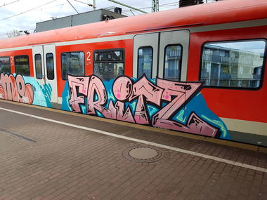 Graffiti Train in Köln - Photo by bocat - FRITZ (2018)