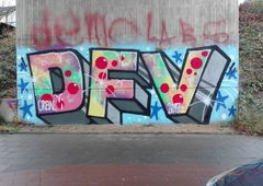 Graffiti Bombing in Köln - Photo by bocat - DFV (2017)