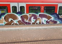 Graffiti Train in Köln - Photo by bocat - EPSC (2018)