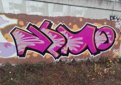 Graffiti Bombing in Köln - Photo by bocat - NEMO (2017)