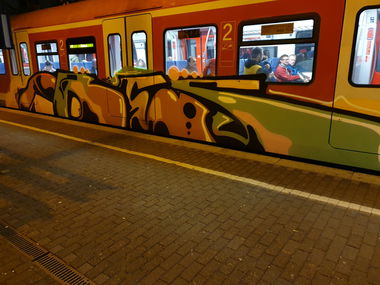 Graffiti Train - Photo by bocat - IBES (2019)