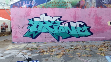 Graffiti Wall in Köln - Photo by bocat - LIE (2015)