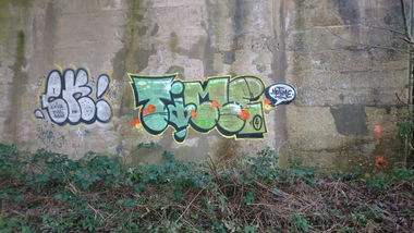 Graffiti Bombing in Deutschland - Photo by bocat - TIME (2017)