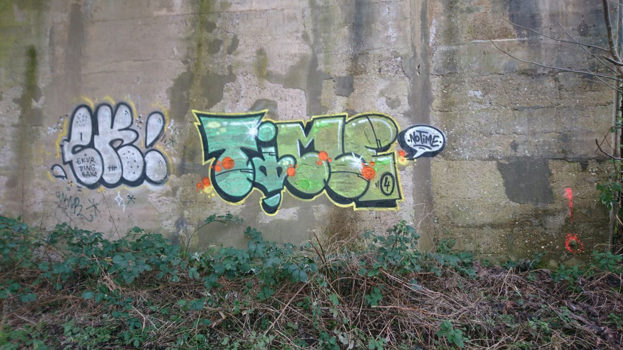 Graffiti Bombing in Deutschland - Photo by bocat - TIME (2017)