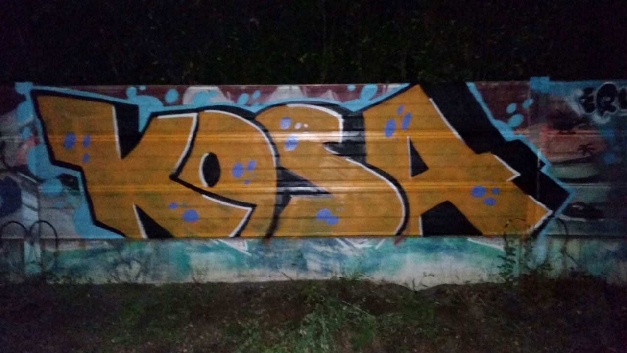 Graffiti Wall in Leverkusen - Photo by bocat - KOSA (2015)