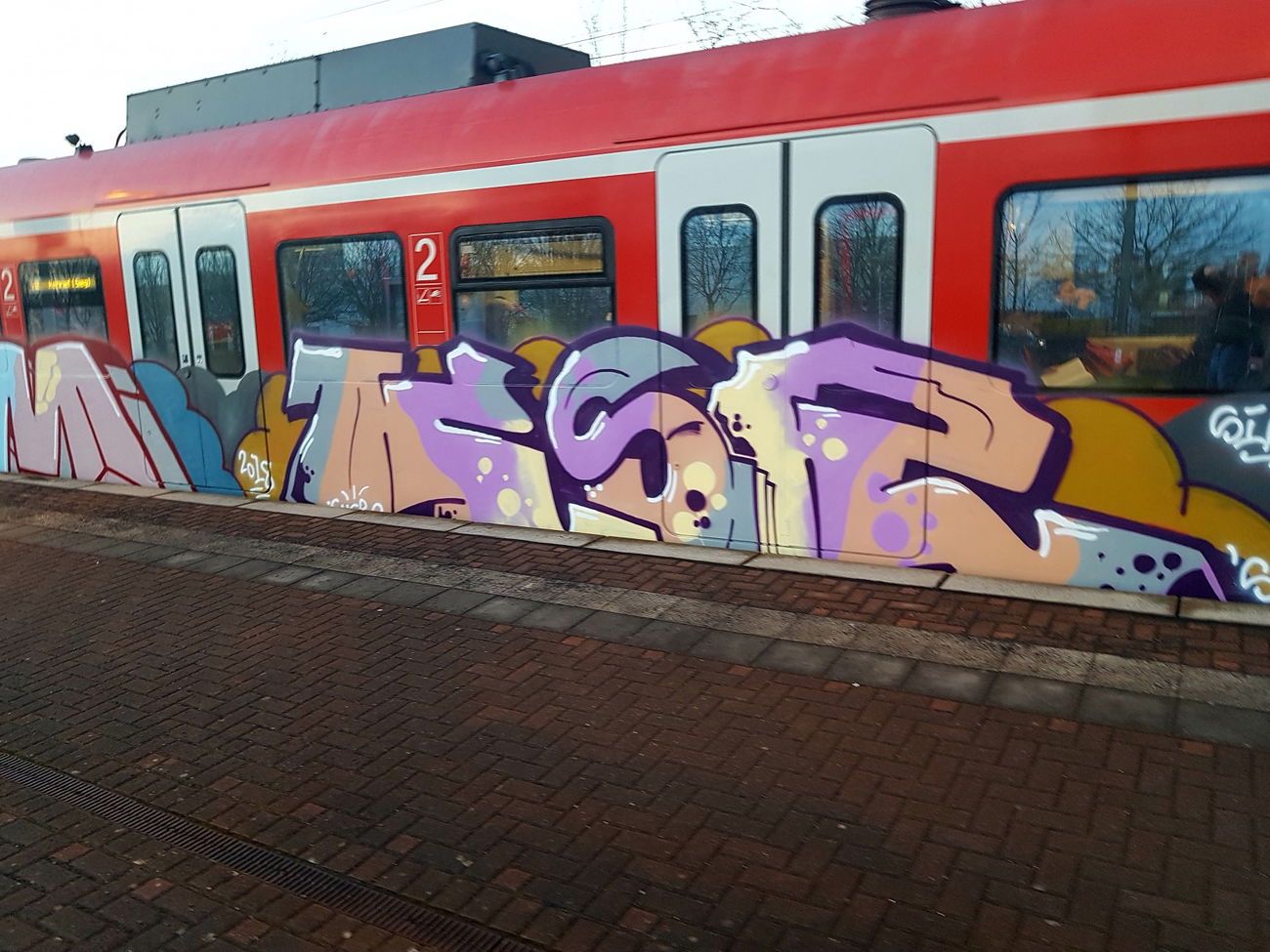 Graffiti Train in Köln - Photo by bocat - KSR (2018)