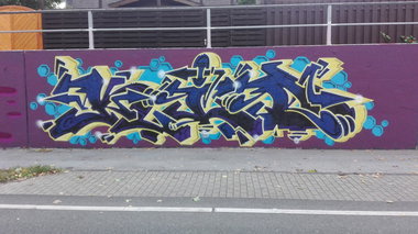 Graffiti Wall in Deutschland - Photo by bocat - Kid (2017)