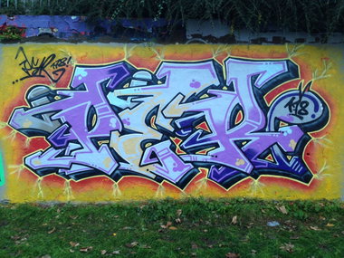 Graffiti Wall in Königsdorf - Photo by bocat - PER (2017)