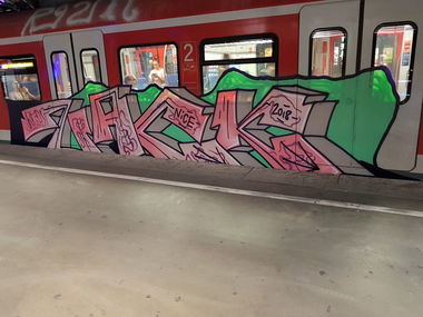 Graffiti Train in Köln - Photo by bocat - ZACK (2018)