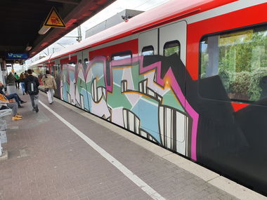 Graffiti Train in Köln - Photo by bocat - HACF (2019)