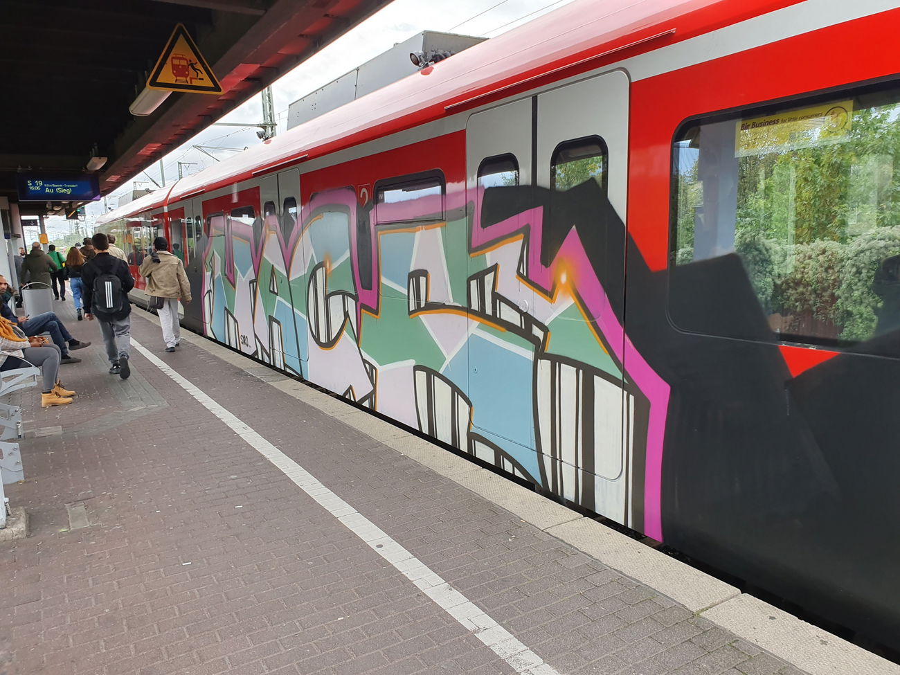 Graffiti Train in Köln - Photo by bocat - HACF (2019)