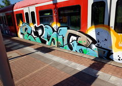 Graffiti Train in Köln - Photo by bocat - EPSC (2018)