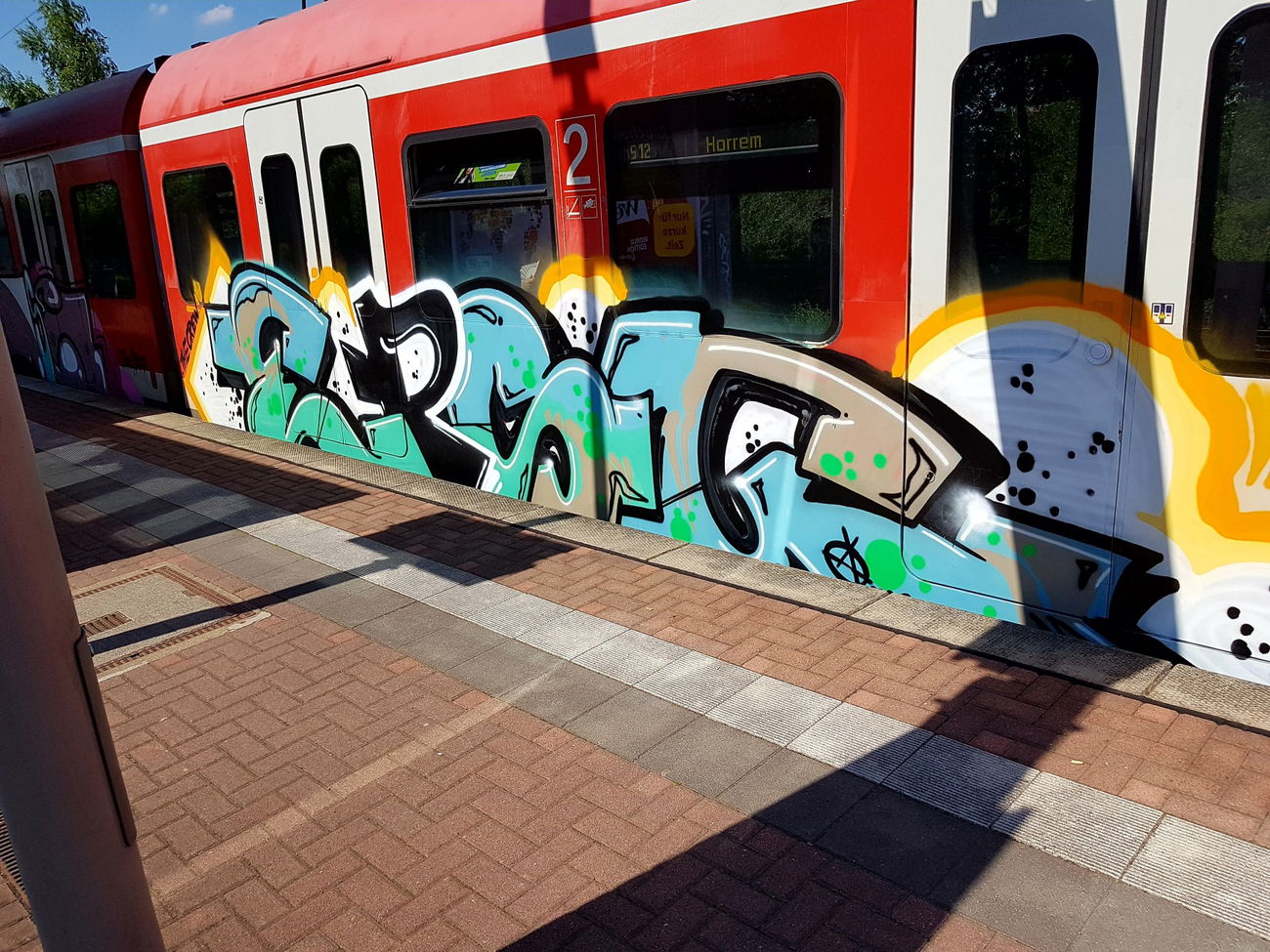 Graffiti Train in Köln - Photo by bocat - EPSC (2018)