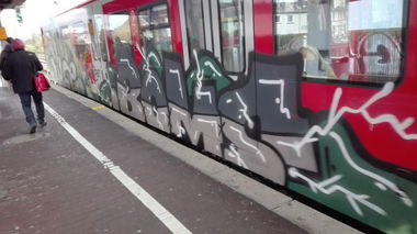 Graffiti Train in Köln - Photo by bocat - BOMS (2017)