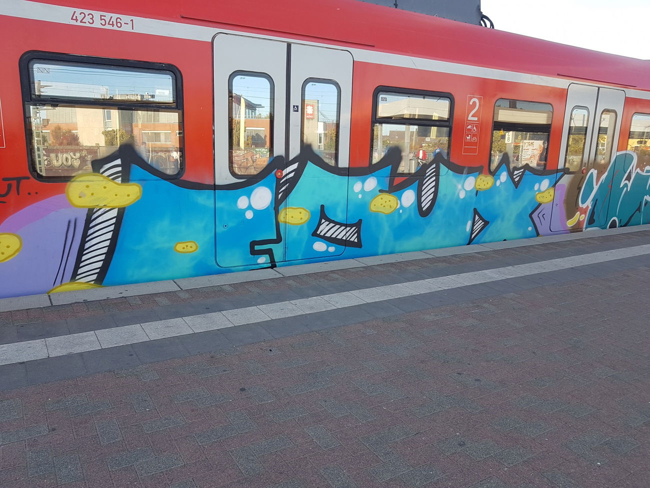 Graffiti Train in Köln - Photo by bocat (2018)