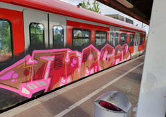 Graffiti Train in Köln - Photo by bocat - HACF (2019)