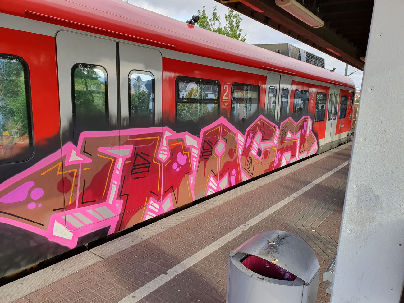Graffiti Train in Köln - Photo by bocat - HACF (2019)