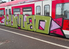 Graffiti Train in Köln - Photo by bocat - YUMAD (2018)