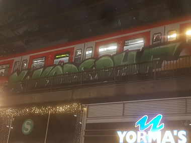 Graffiti Train in Köln - Photo by bocat - XKÖDSDHF (2018)
