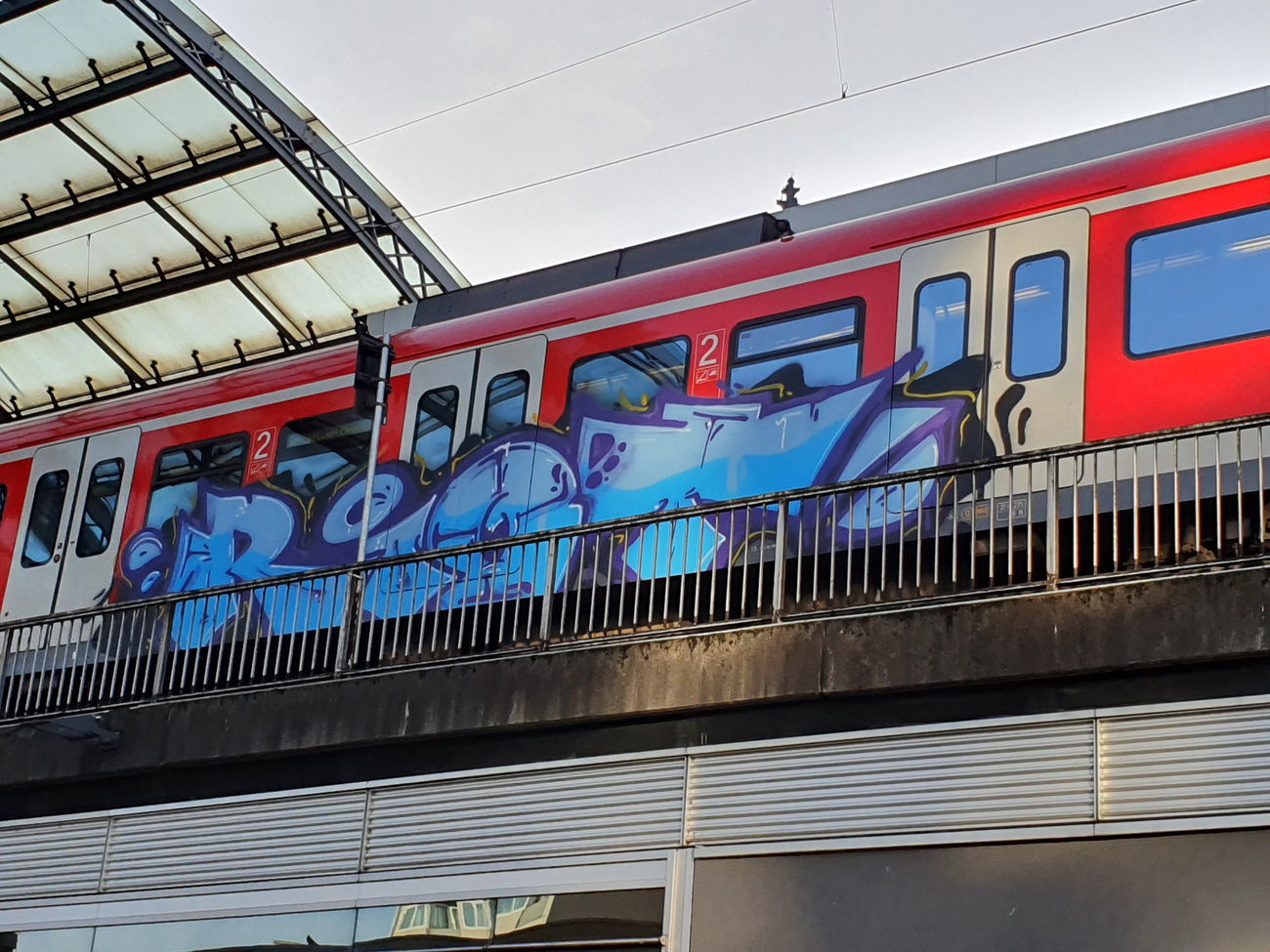 Graffiti Train in Köln - Photo by bocat - RIOT (2019)
