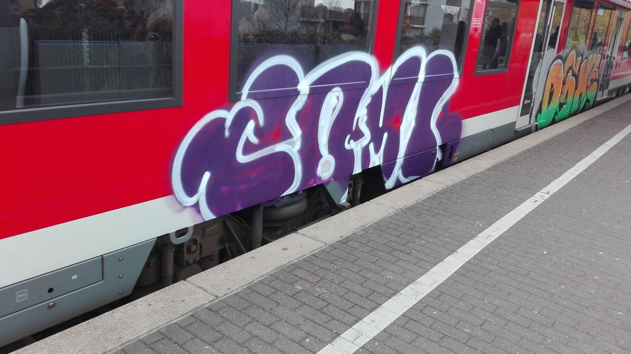 Graffiti Train in Köln - Photo by bocat - COMi