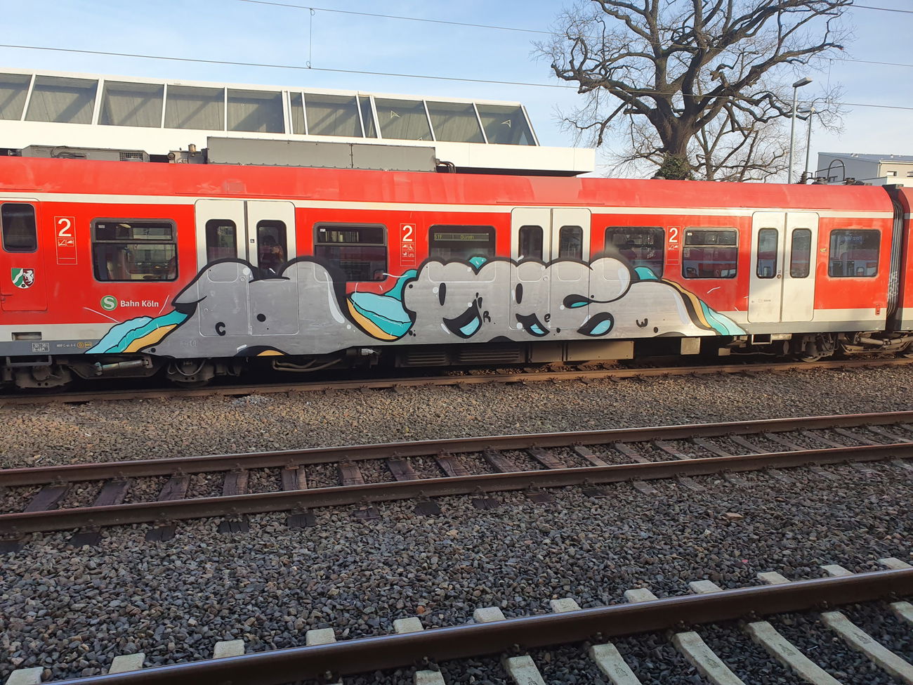 Graffiti Train in Köln - Photo by bocat - OPPS (2019)