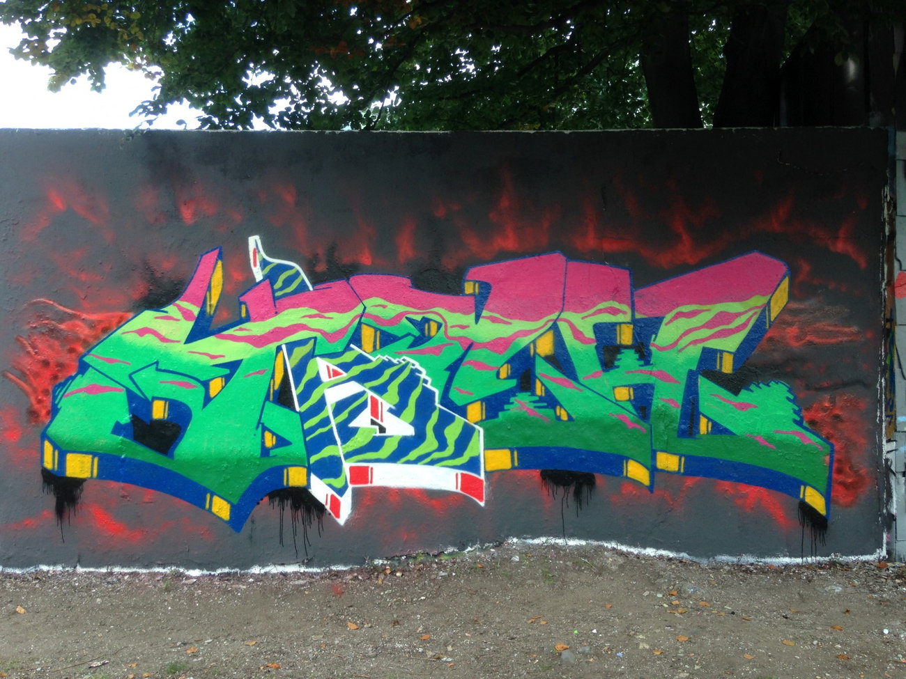 Graffiti Wall - Photo by bocat - tach, braunsfeld