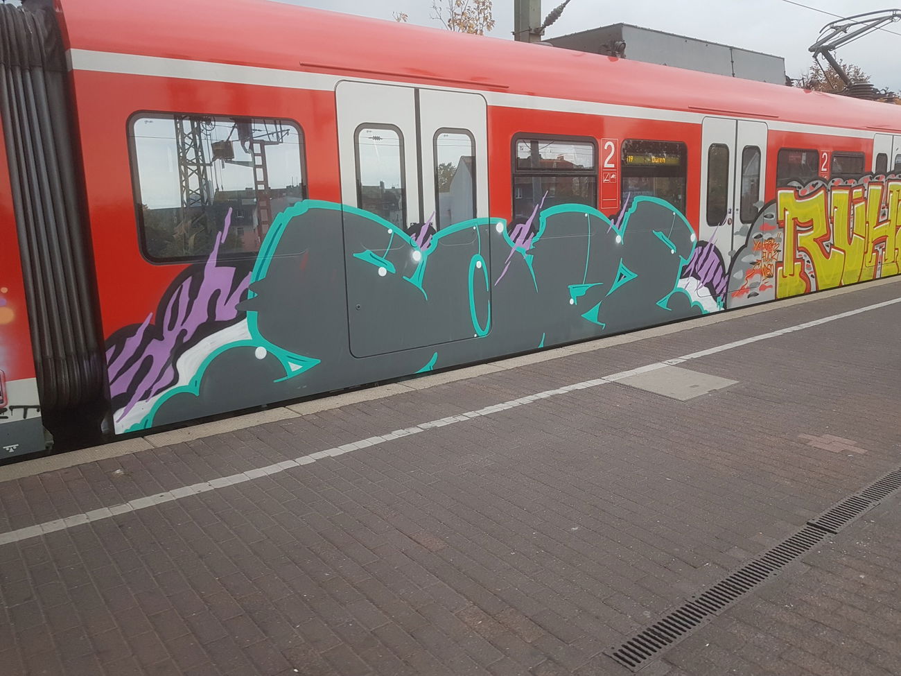 Graffiti Train in Köln - Photo by bocat - SOpe (2018)