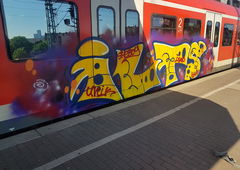 Graffiti Train in Köln - Photo by bocat - ILTS (2018)