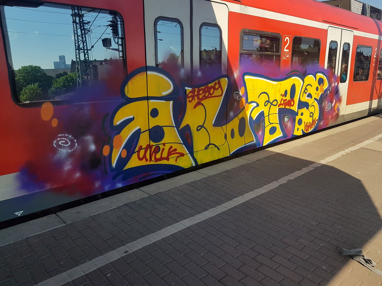 Graffiti Train in Köln - Photo by bocat - ILTS (2018)