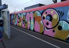 Graffiti Train in Köln - Photo by bocat - GETME (2018)