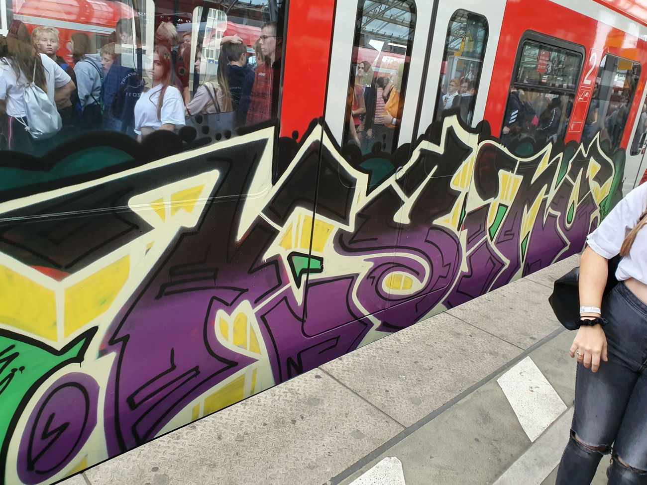 Graffiti Train in Köln - Photo by bocat - KSINO (2019)