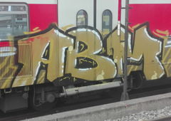 Graffiti Train in Köln - Photo by bocat - ABM (2018)
