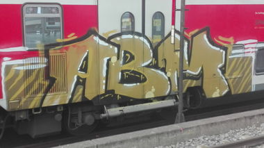 Graffiti Train in Köln - Photo by bocat - ABM (2018)