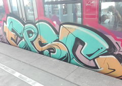 Graffiti Train in Köln - Photo by bocat - EPSC