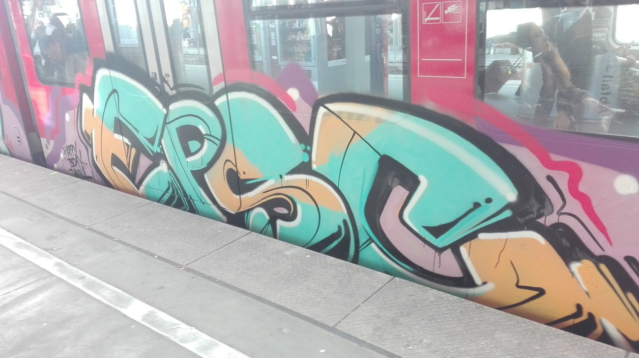 Graffiti Train in Köln - Photo by bocat - EPSC
