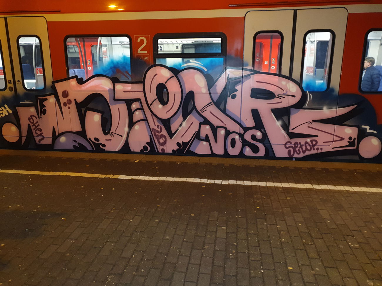 Graffiti Train in Köln - Photo by bocat - DEOR (2020)