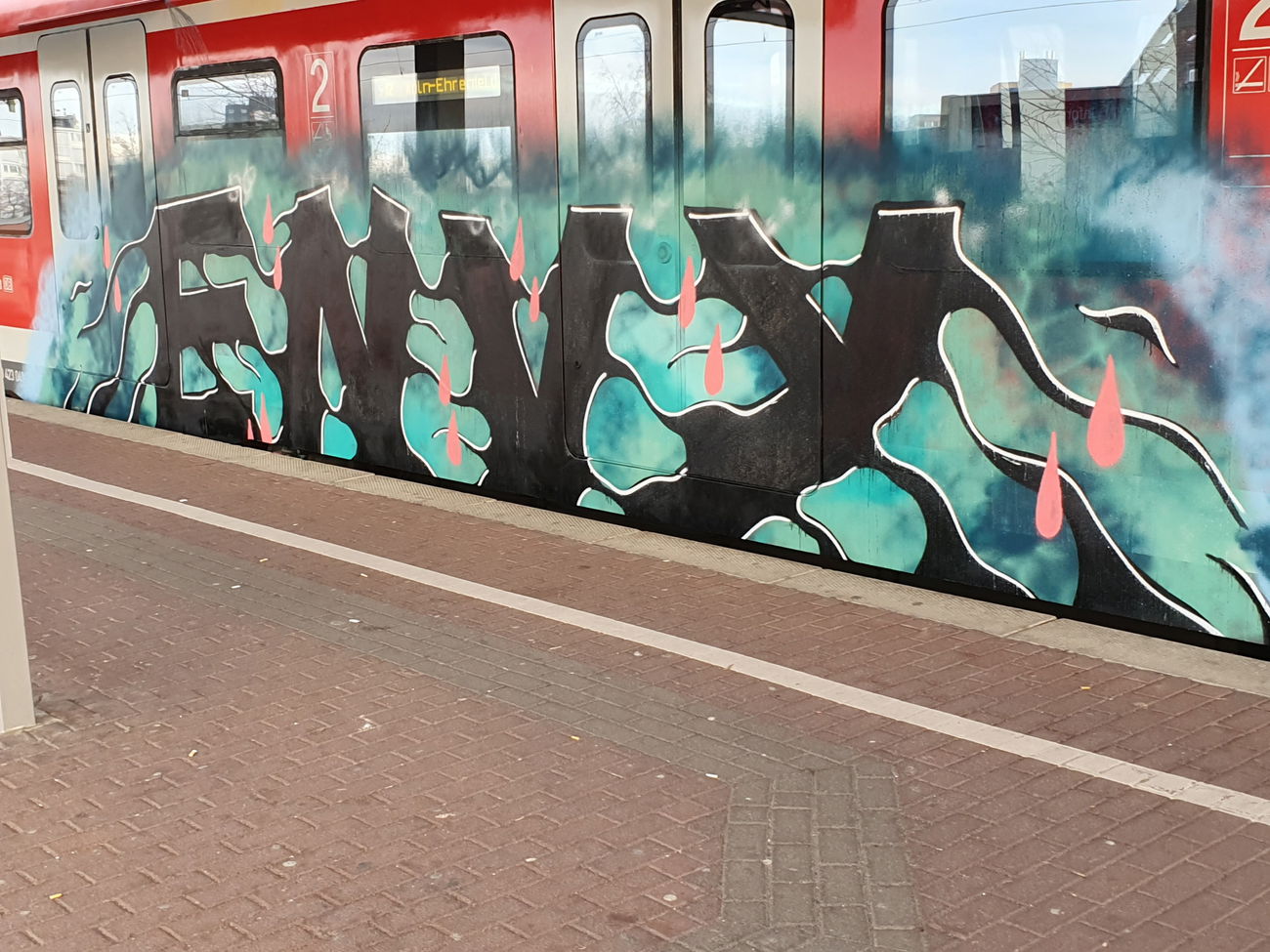 Graffiti Train in Köln - Photo by bocat - ENVY (2019)