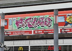 Graffiti Train in Köln - Photo by bocat - KRICE (2019)