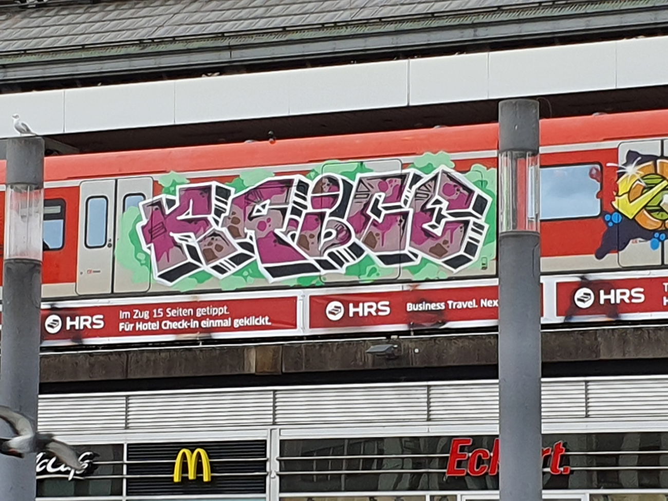 Graffiti Train in Köln - Photo by bocat - KRICE (2019)