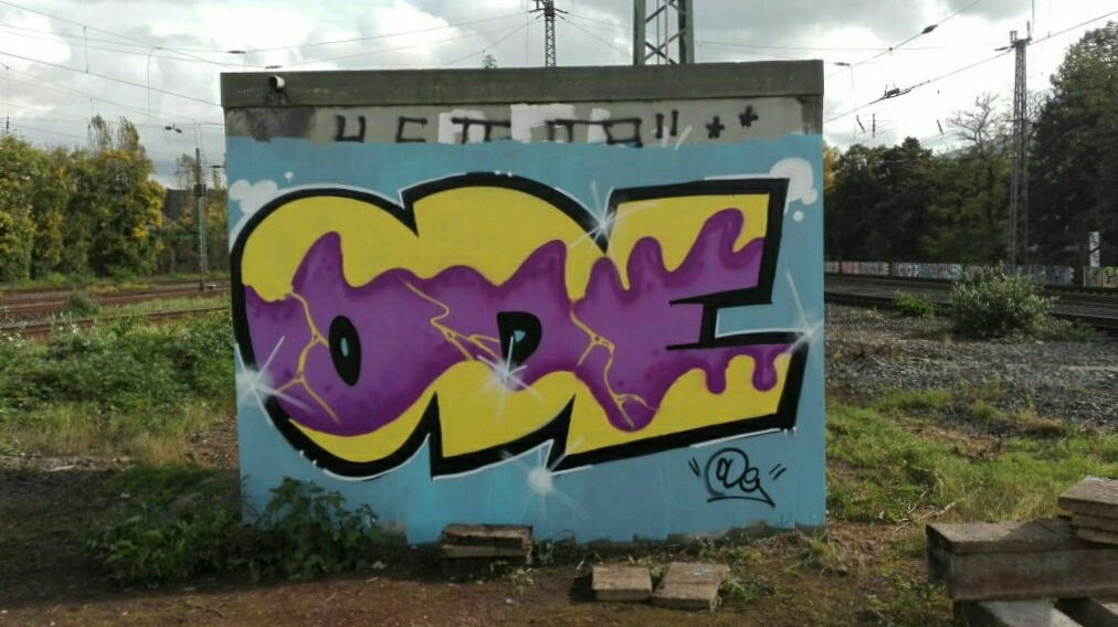 Graffiti Bombing in Köln - Photo by bocat - ODE (2017)