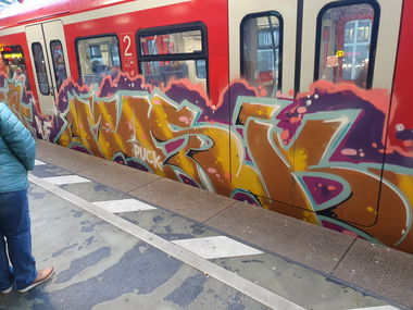 Graffiti Train in Köln - Photo by bocat - MASK (2019)