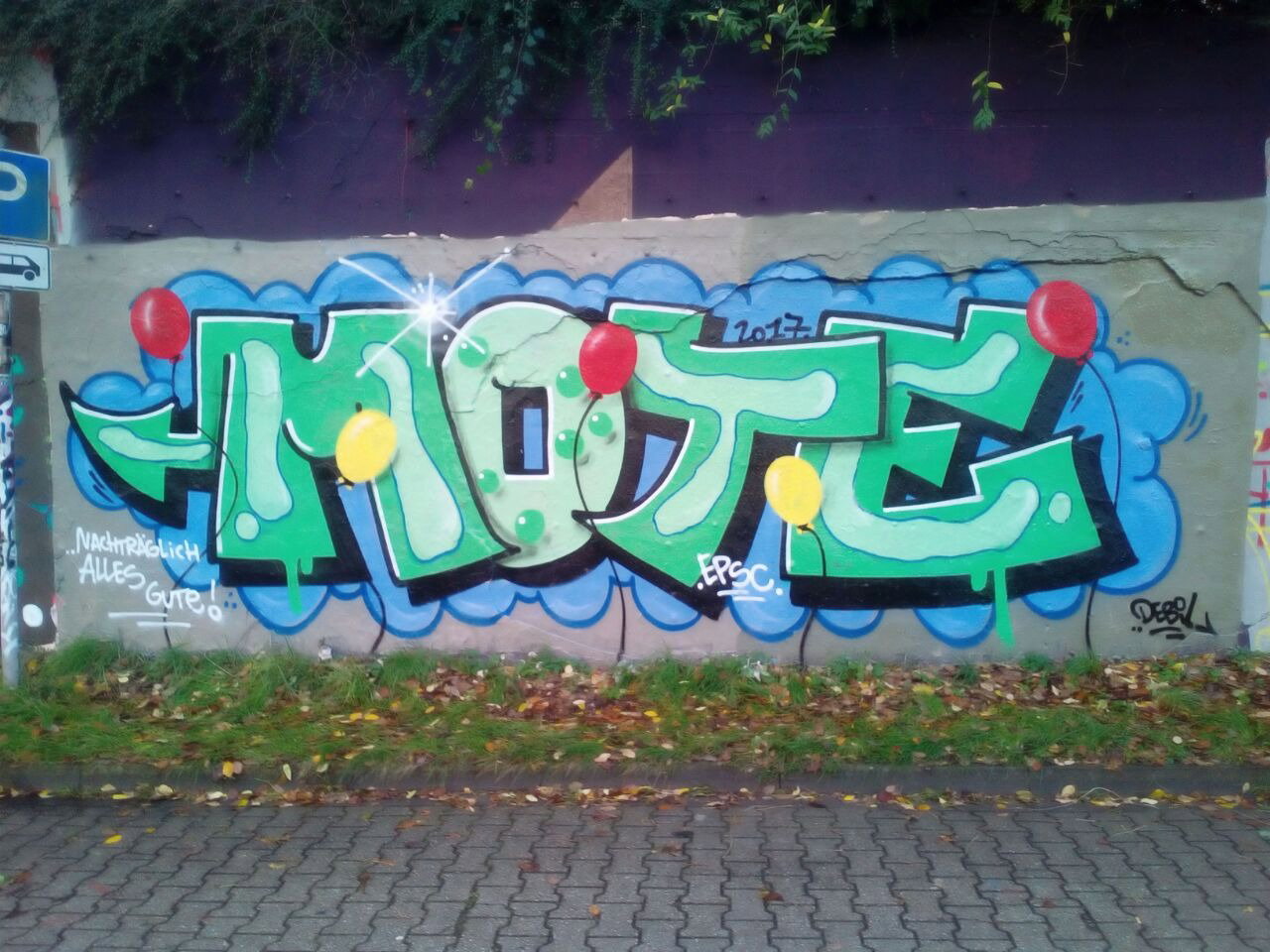 Graffiti Wall - Photo by bocat - MOTE (2017)