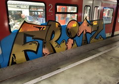 Graffiti Train in Köln - Photo by bocat - FRITZ (2018)